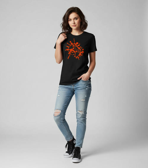 UV-Reactive Neon Gamer T-Shirt